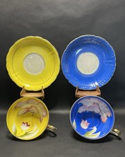 Lusterware KASUGA TEACUP SAUCER SET Of 2 Yell...