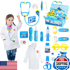 Doctor Kit for Toddlers 3-5, Girls  Boys Dress Up, Pretend Play Medical Toy Set