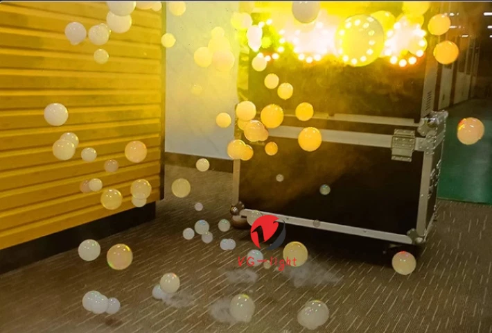 1500w Led Fog Machine Automatic Smoke Bubble Machine Party Wedding Disco Haze - Image 3 of 4