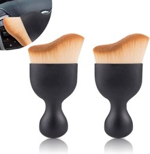 2 PCS Car Interior Dust Brush, Scratch Free Detailing Brush, Soft Car Interior C