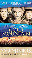 Cold Mountain (VHS, 2004, Miramax) Jude Law/Nicole Kidman/Renée Zellweger!