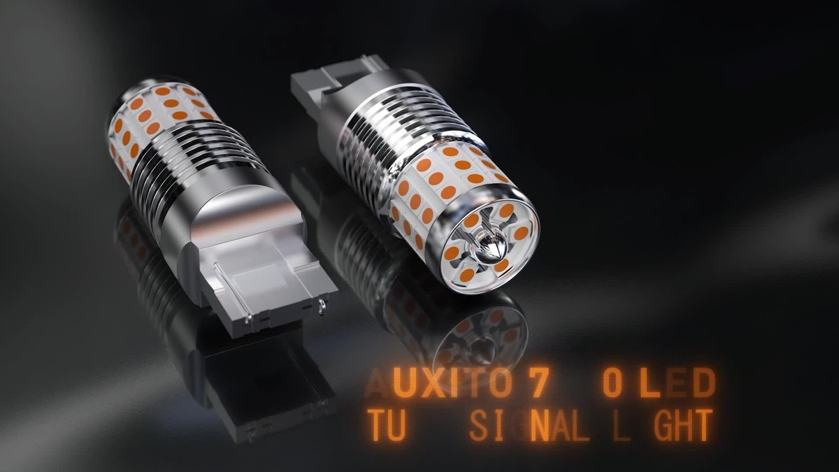 AUXITO Amber Yellow 7443/7440 LED Front Turn Signal Bulbs - No Hyper Flash, 2-Pack 7 thumbnail image