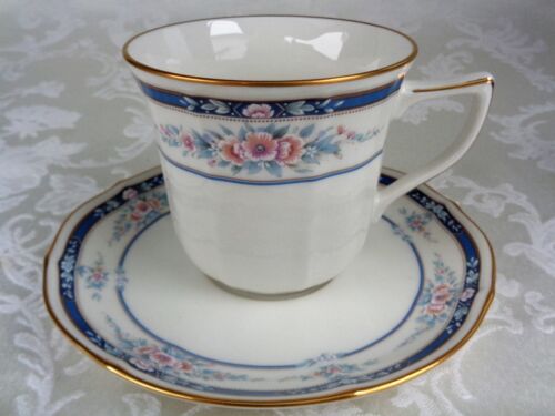 Noritake Ivory China Auburndale Flat Cup And Saucer Set - Afbeelding 1 van 4