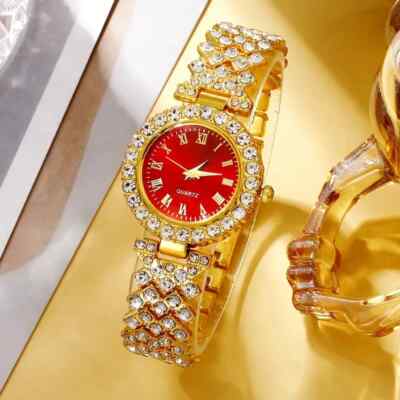 Women Watch Vintage Rhinestone Quartz Watch Rome Fashion  display picture 1