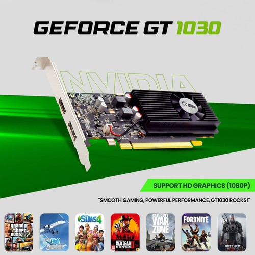 HP Gaming Desktop Computer PC i5 16GB 1TB HDD NVIDIA GT 1030 19" LED Wi-Fi Win10 - Picture 7 of 8
