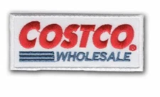 Costco Embroidery Iron Sew On Quality Patch Fast Shipping w/Tracking 3.6"x1.5"