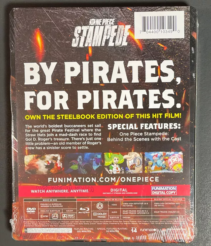 One Piece: Stampede Blu-ray (Blu-ray + DVD + Digital HD)