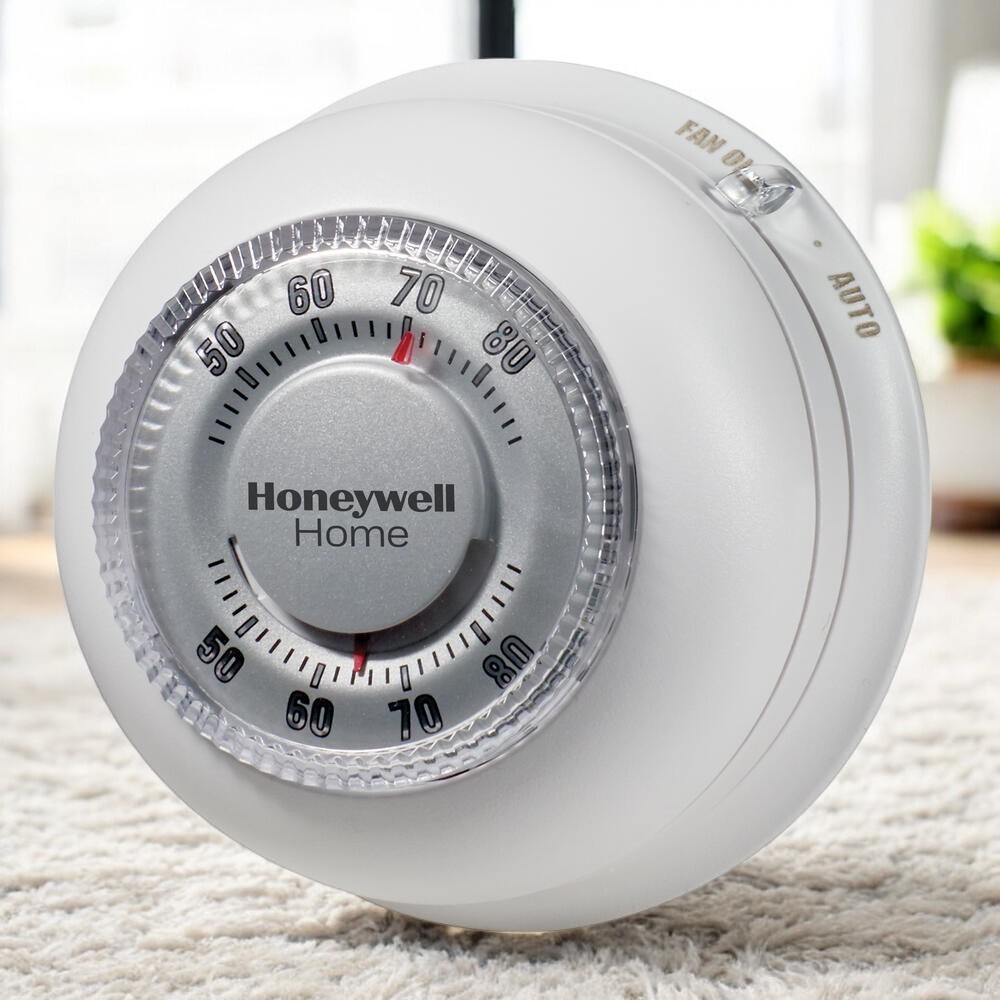 Honeywell Round Non Programmable Thermostat Home Office Mercury