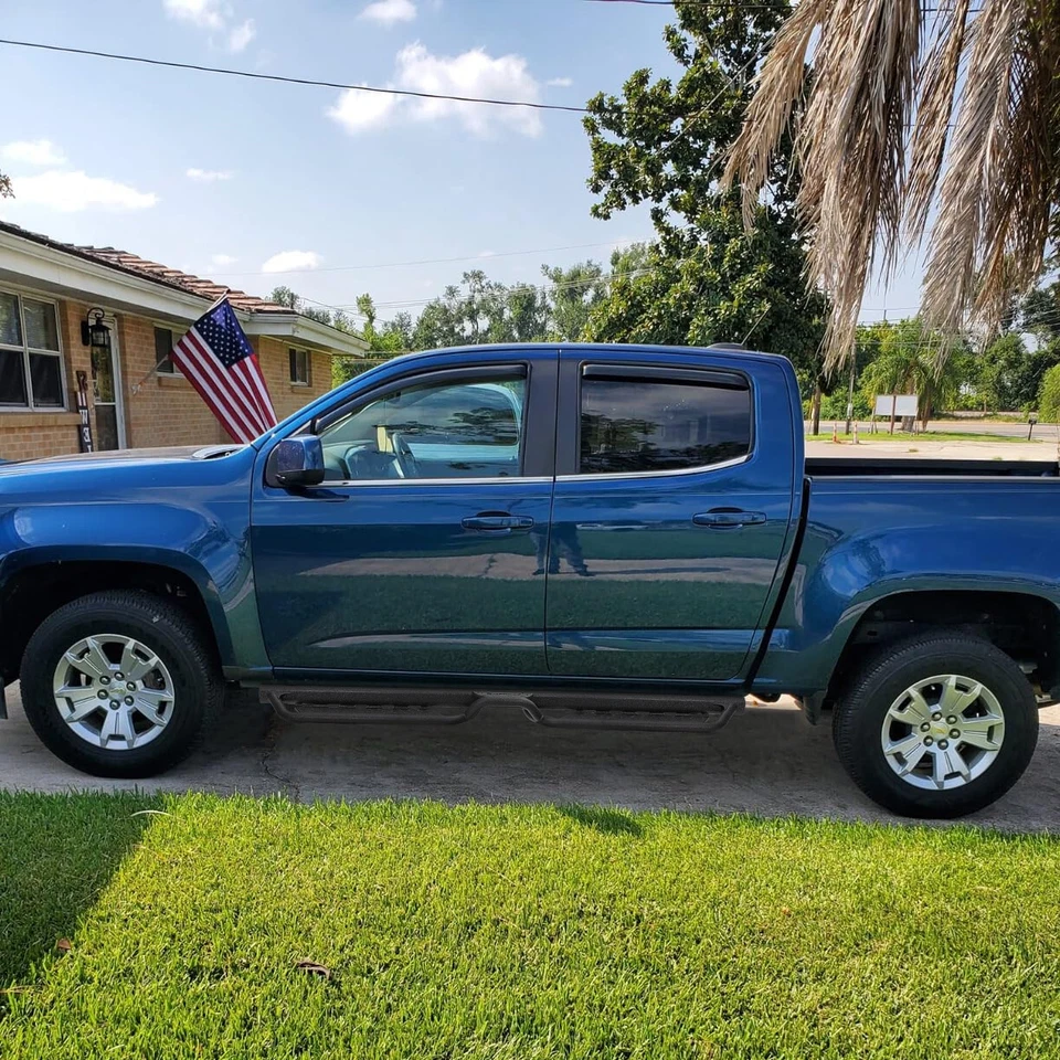 Side Step BDK Running Boards For 04-24 Nissan Titan Crew Cab Drop Nerf Bar BLK - Изображение 2 из 4