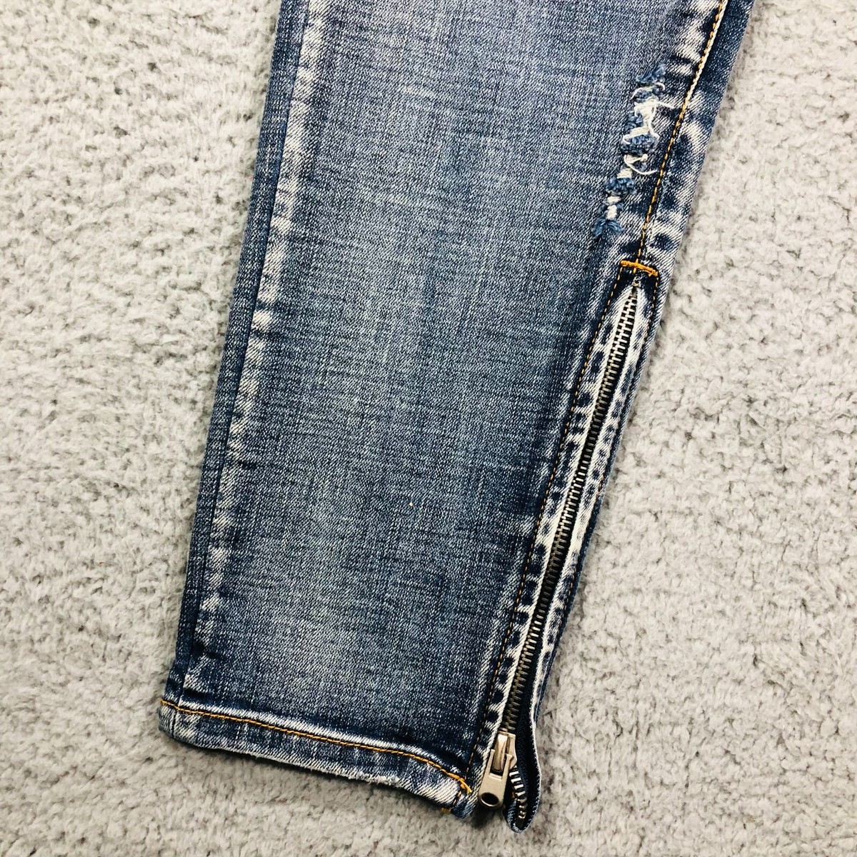 パンツ mnml damage zip design denim pants 30 mnml Men's B574 Zipper Flare Denim at Amazon Men's Clothing