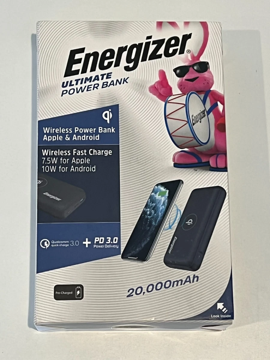 Energizer Hightech (QP5000) Wireless Power Bank, Fast, 51 OFF