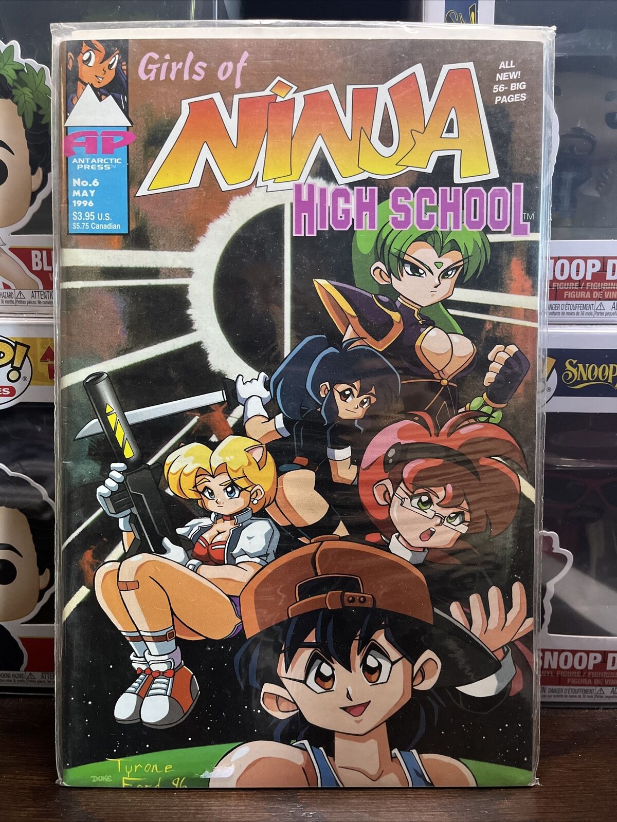 Girls Of Ninja High School #6 Comic Book Antarctic May 1996