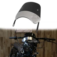 Motorcycle Headlight Windshield Windscreen Universal For 5-7'' Round Headlight