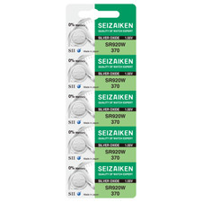 Seizaiken 370 SR920W 1.55V 0 Hg Silver Oxide Watch Battery - Wholesale