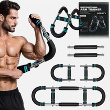 Twister Arm Trainer Workout Equipment Adjustable Chest Expander Exerciser Blue
