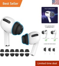 Replacement Ear Tips for AirPods Pro 2   6 Pairs Silicone Fit for Charging Case