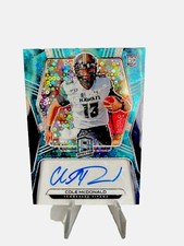 COLE McDONALD RC Signed Autograph /75 BLUE DISCO 2020 Spectra #17  NRMT