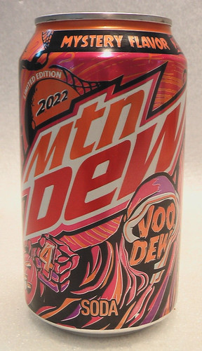 EMPTY MTN. DEW #4 VOO DEW 2022 MOUNTAIN DEW 12 OUNCE CAN LIMITED EDITION