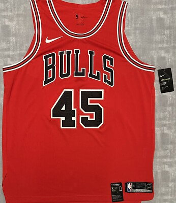 Authentic Nike NBA Chicago Bulls Denzel Valentine Basketball Jersey