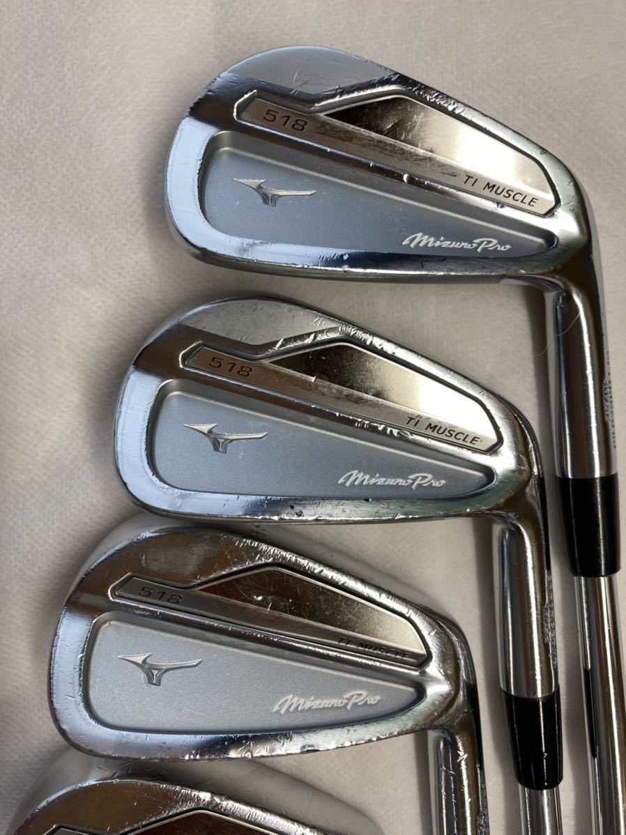MIZUNO - ミズノ Mizuno Pro 518  モーダス105 Golf Iron Set Mizuno Pro 518 Ti Muscle Dynamic Gold 105 S200