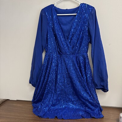 Blue homecoming dresses Size M