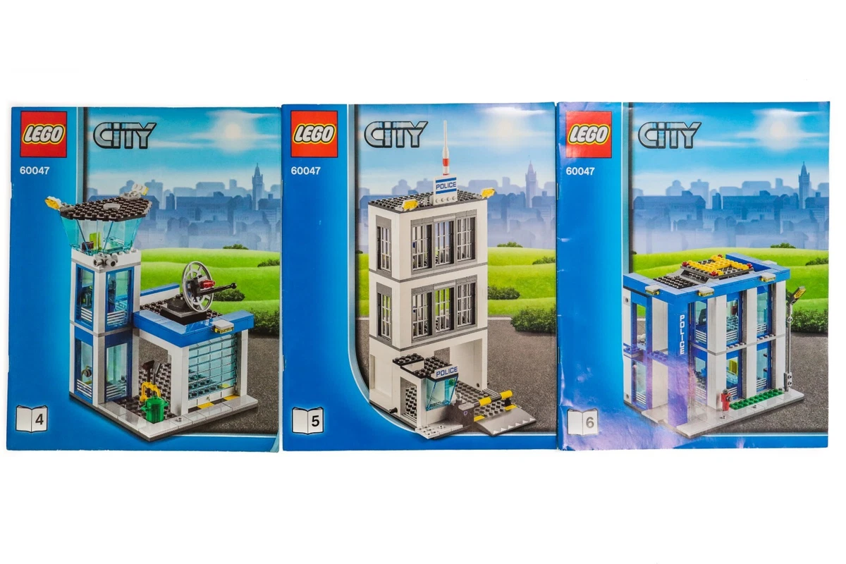 Lego police best sale station instructions