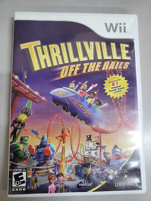 Thrillville: Off the Rails (Nintendo Wii, 2007) No Manual Tested