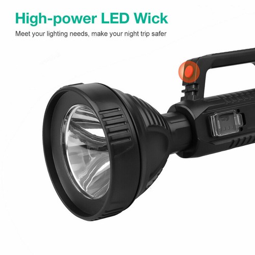 Rechargeable LED Searchlight Portable Super Bright Handheld Spotlight Flashlight - Picture 7 of 12
