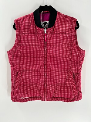 Women's Alycium Paramount Technical Group Polka Dot Down Vest Size L