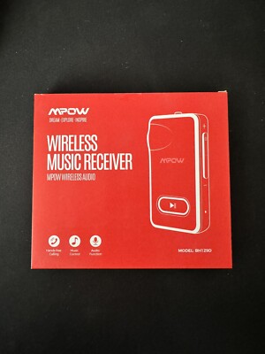 Mpow - Wireless Bluetooth Music Receiver Hands Free Calling - BH129D