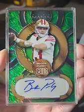 2022 BROCK PURDY RC Auto Wild Card Auto Mania Green Holo 31/50