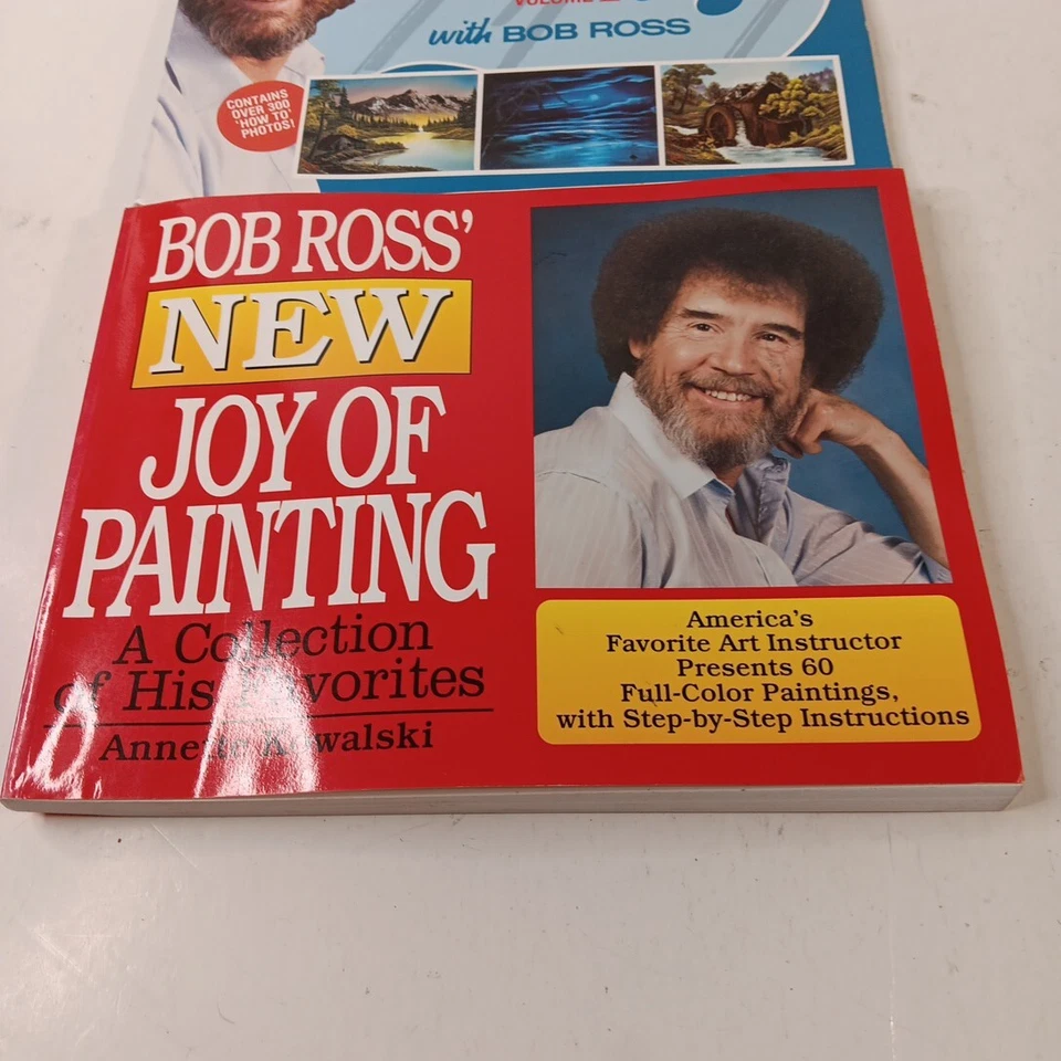 Bob Ross Joy of Painting Volume 3 & New Joy Of Painting Instruction Books - Image 2 of 4