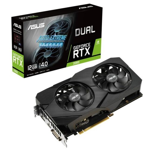 ASUS Dual GeForce RTX 2060 EVO OC Edition 12GB GDDR6 Graphics Card