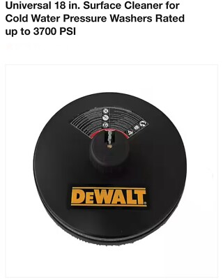 #ad DEWALT DXPW37SC 18quot; Pressure 3700 PSI Steel Deck Surface Cleaner Quick Connect $44.95