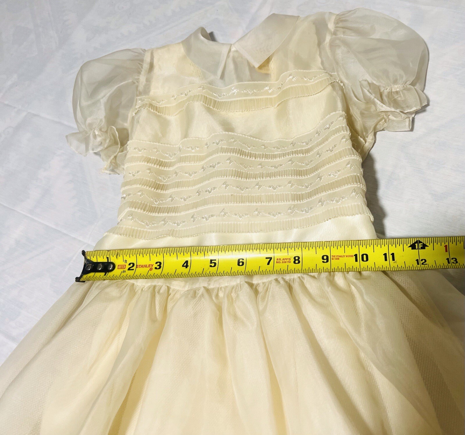 Vintage Antique Christening Baptism Gown Dress… Gem