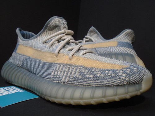 yeezy tan and blue