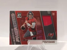 KYLE TRASK 2021 Donruss Optic Rookie Phenoms Red Prizm Patch RC Color Match