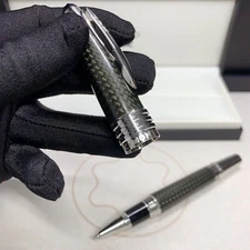 Montblanc Characters JFK Series Carbon Fiber Black Color Rollerball Pen With Box