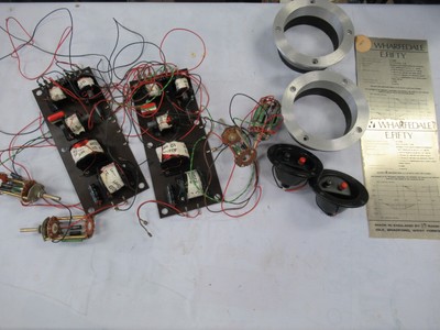 Wharfedale E50 Speaker pair of Crossovers Connectors Potentiometers  Original
