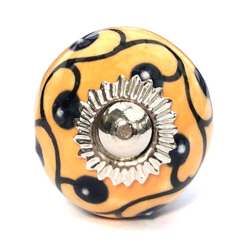 Small chic cupboard door knobs handles drawer pulls. Ceramic knobs and glass - Picture 96 of 109