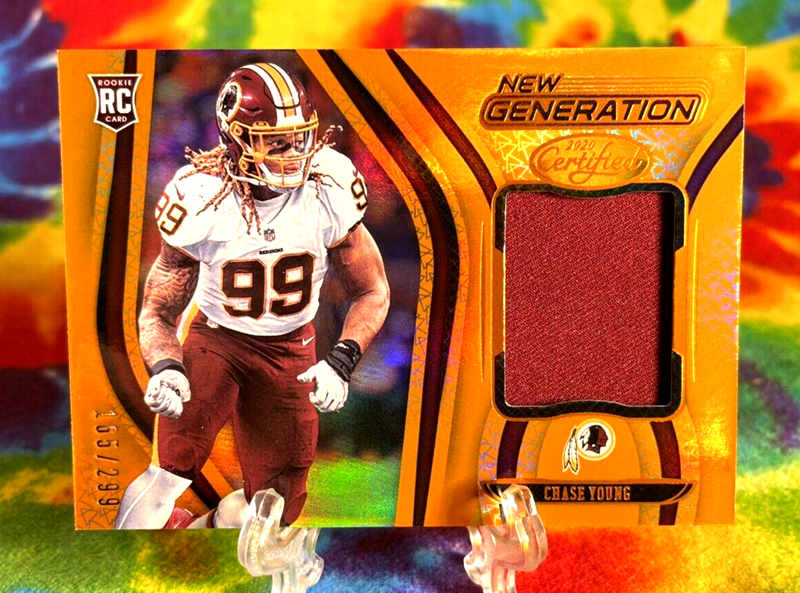 2020 Panini Certified Football Chase Young Patch Rookie Card New Generation  /299 | eBay