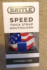 Battle Speed Thick Strap Mouthguard USA Flag--FREE SHIPPING!
