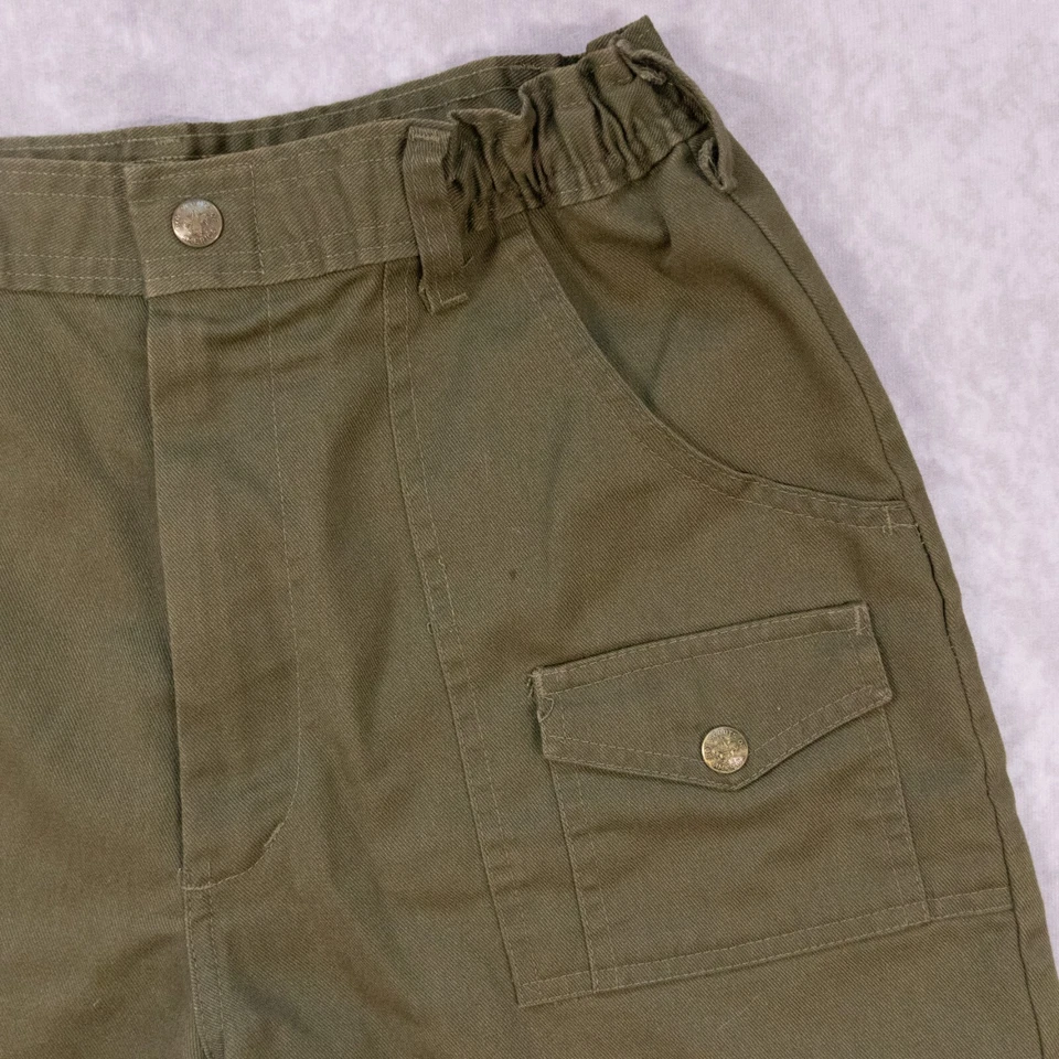Vintage Boy Scouts Of America Shorts Union Made Green Utility Men’s Size 28 - Image 2 of 4