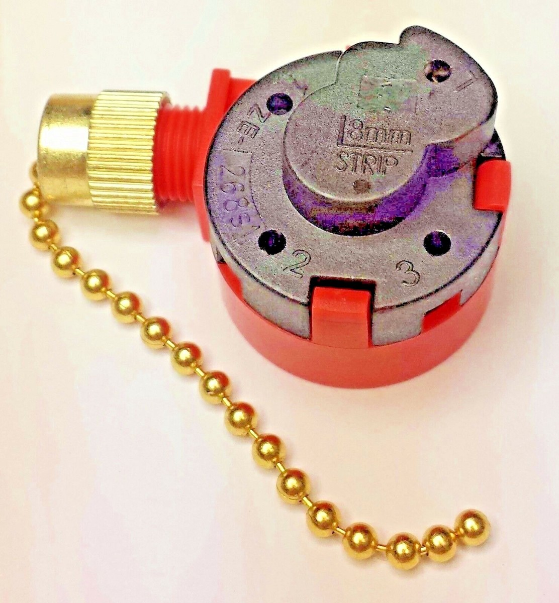 ZE-268S1 Original Zing Ear brass finish 3-speed Pull Chain
