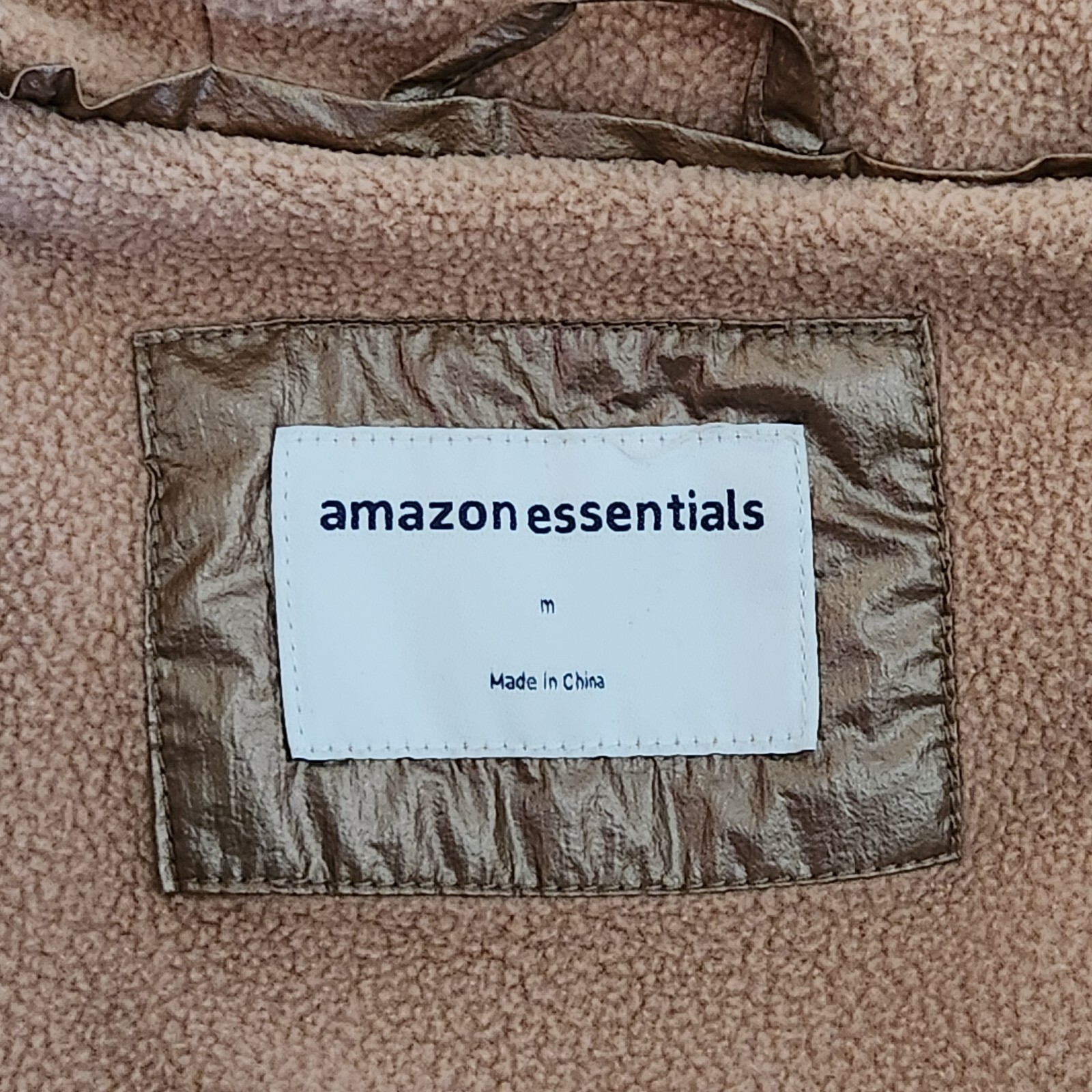 Amazon Essentials Puffer Jacket Rose Gold Metalli… - image 5