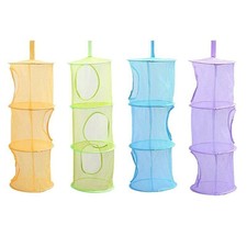 4Er Pack Faltbarer HäNgender Aufbewahrungskistenkorb Platzsp neu