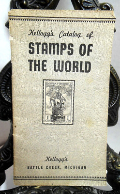 Kellogg's Battle Creek Michigan PEP Collecting Stamps Philatelic Catalog Harris