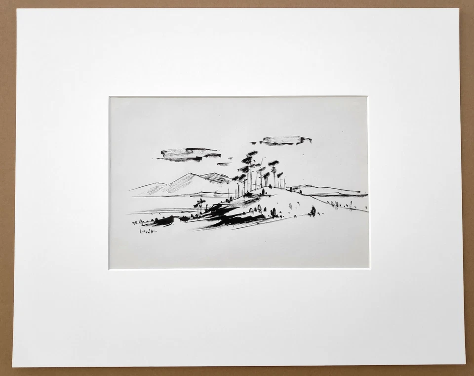 Schütt, Franz-Theodor (1908 Berlin - 1990 Wiesbaden) „Flusslandschaft“   - Bild 2 von 4