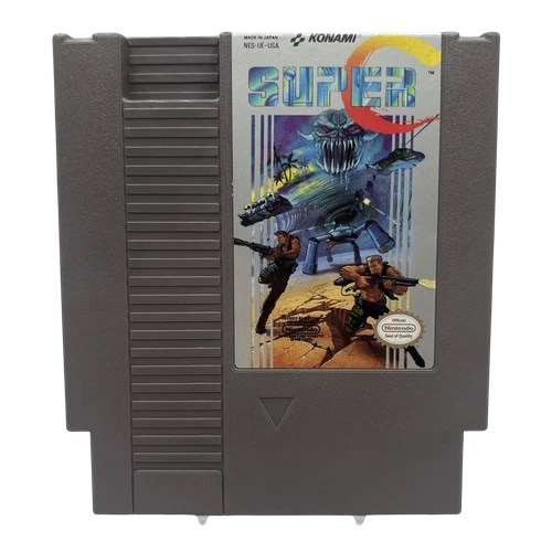 Super C (Nintendo Entertainment System, 1985), tested and works.  Cartridge Only