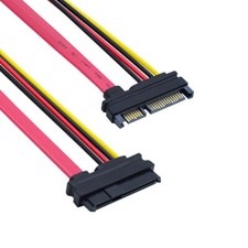 Cablecc SFF-8482 SAS 29Pin to SATA 22Pin Hard Disk Drive Raid Extension Cable